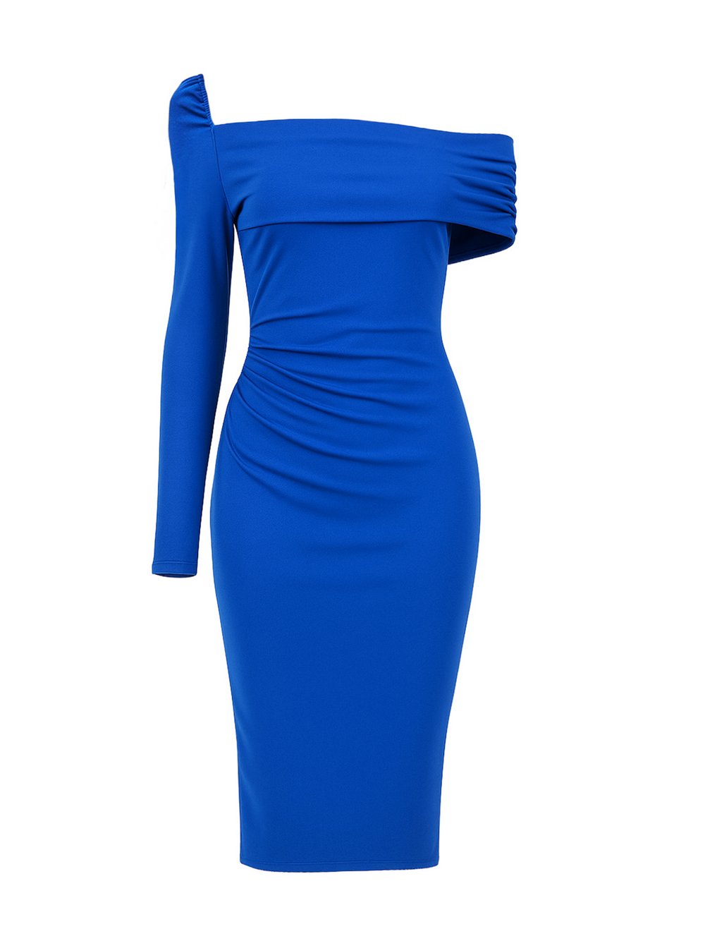 Thumbnail - Goddiva Midi Kleid Damen blau, 40