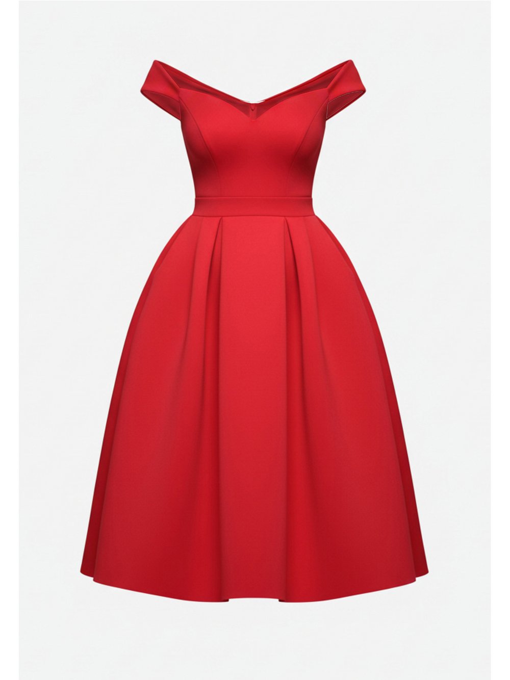 Goddiva Midikleid Damen rot, 42