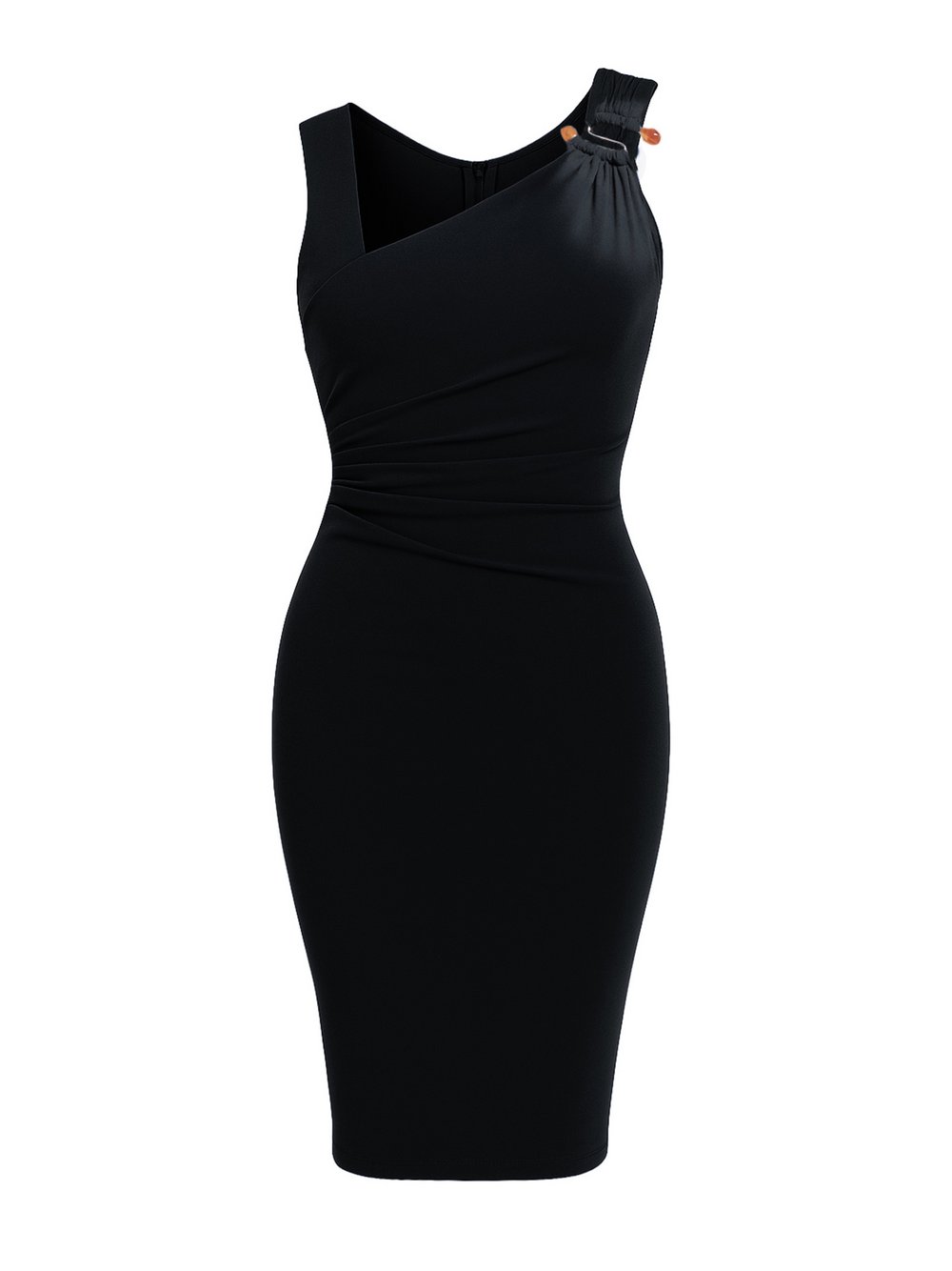 Thumbnail - Goddiva Midi-Kleid Damen schwarz, 36