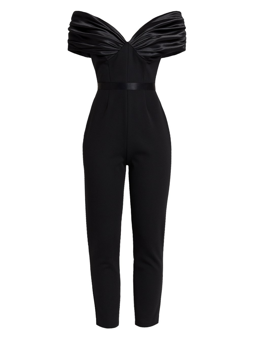 Goddiva Jumpsuit Damen schwarz, 36