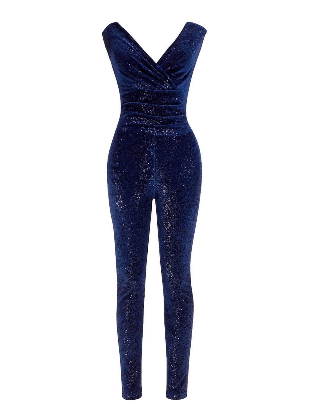 Thumbnail - Goddiva Jumpsuit Damen blau, 38
