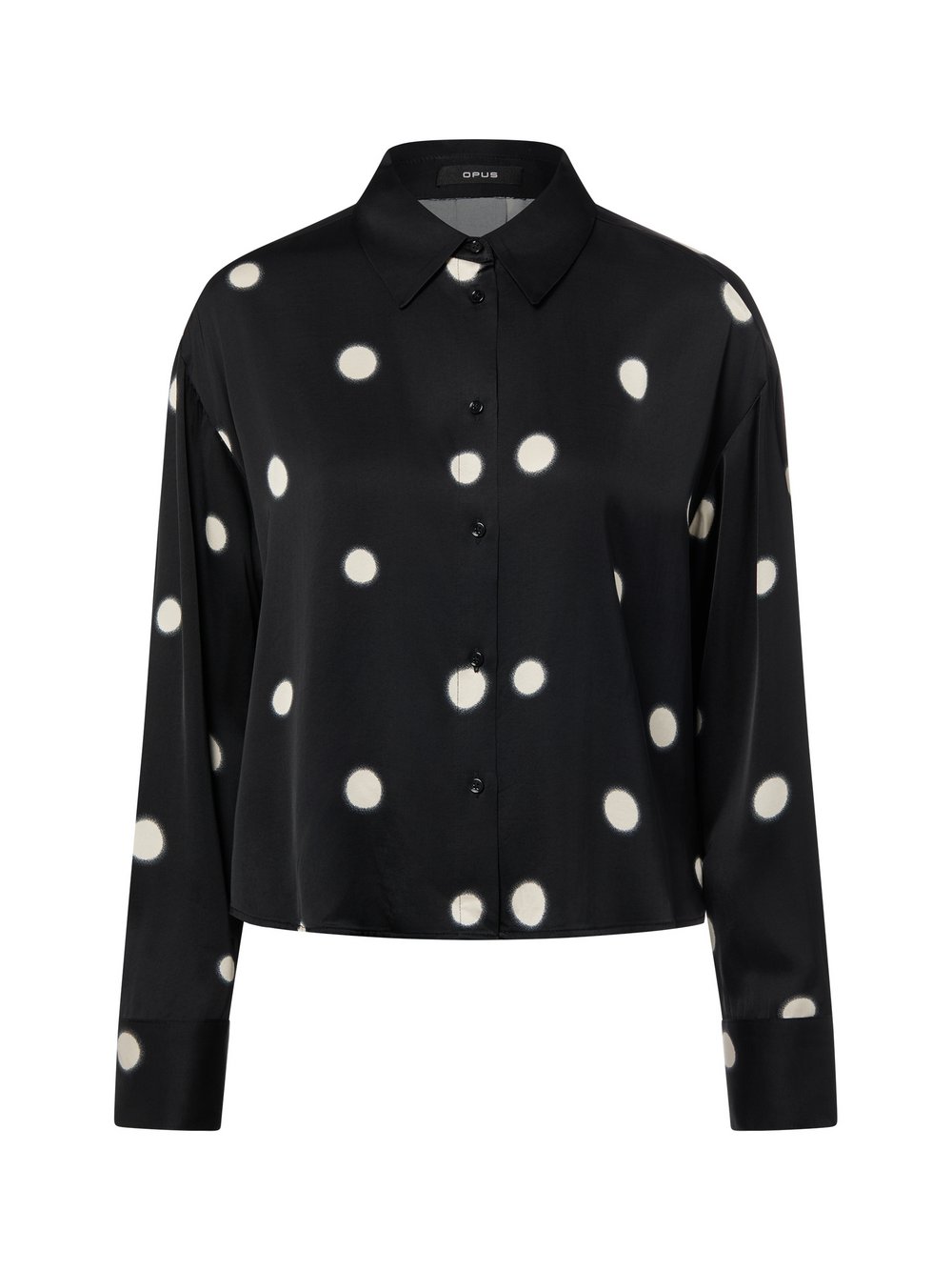 Opus Hemdbluse Damen Satin mehrfarbig gepunktet, 34