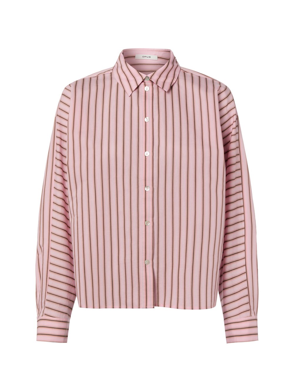 Opus Hemdbluse Damen Baumwolle mehrfarbig gestreift, 36