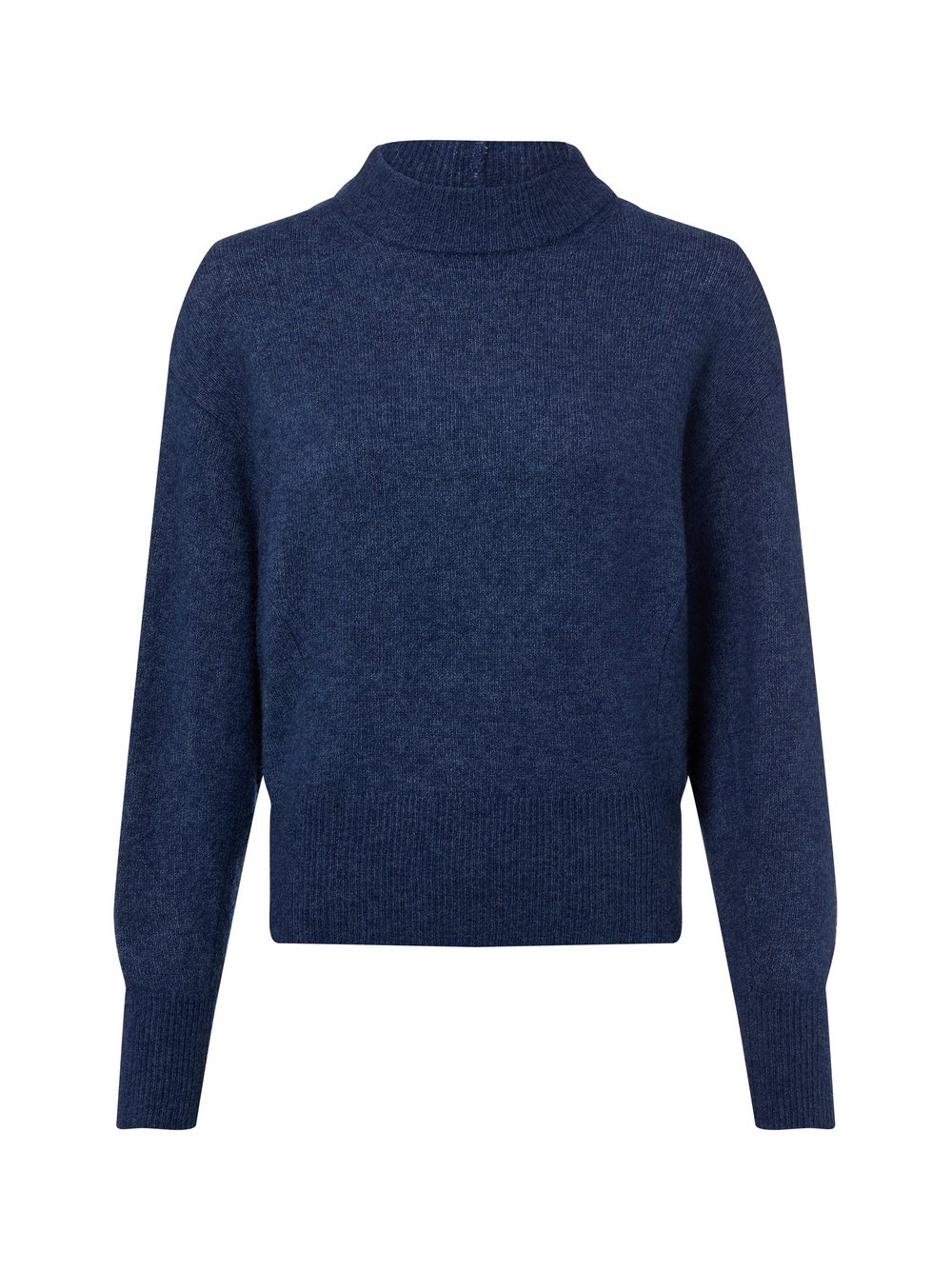 Opus Strickpullover mit Woll- und Alpaka-Anteil Damen blau meliert, 42