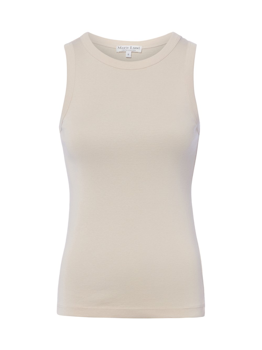 Marie Lund Tanktop Damen Baumwolle beige, XXL