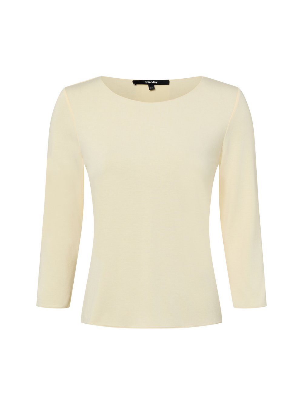 Someday Langarmshirt Damen Viskose beige, 36