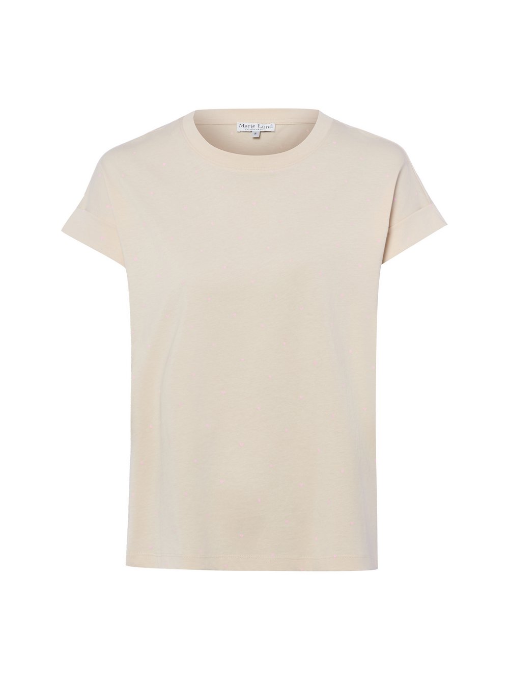 Marie Lund T-Shirt Damen Baumwolle (100%) beige gemustert, S