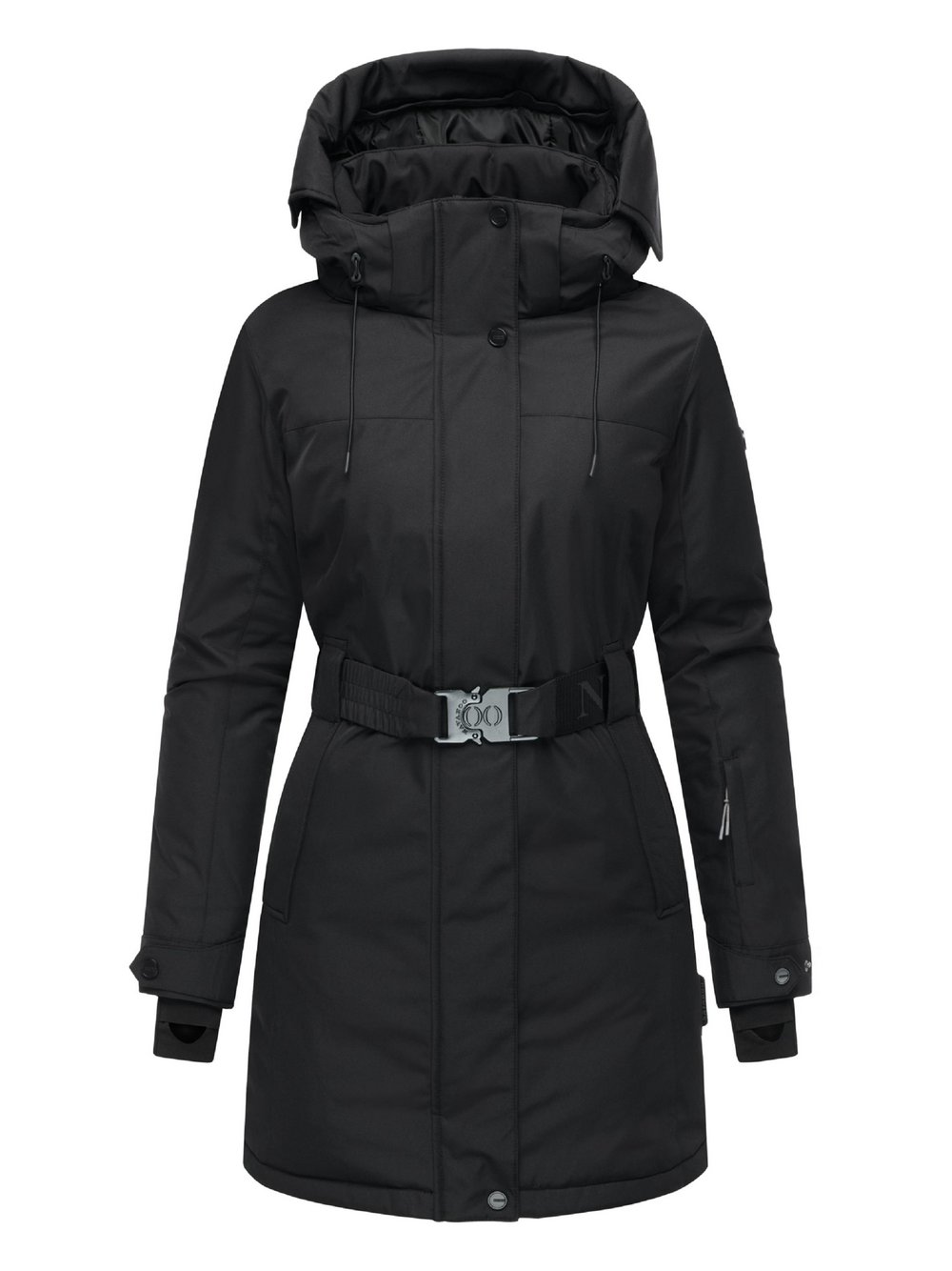 Navahoo Wintermantel Damen schwarz, XXXL