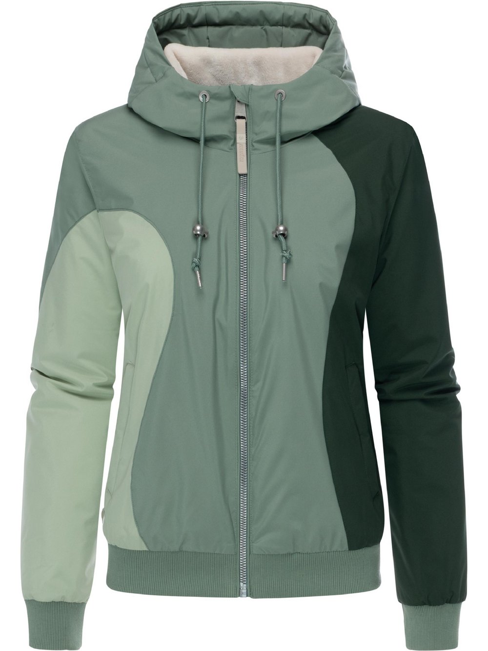 Thumbnail - Ragwear Bomberjacke Damen grün gemustert, L