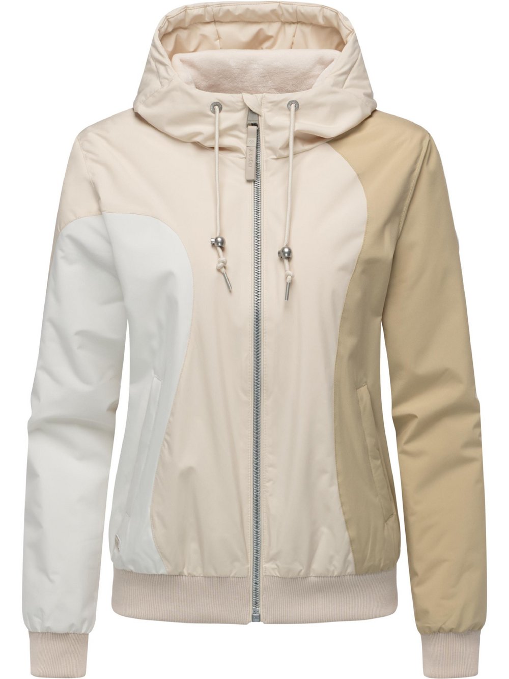 Ragwear Bomberjacke Damen weiß gemustert, L