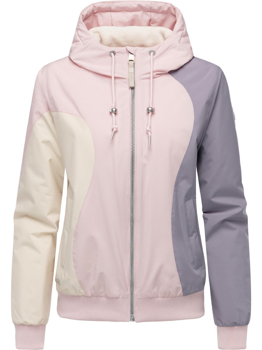 Ragwear Bomberjacke Damen rosa gemustert, L