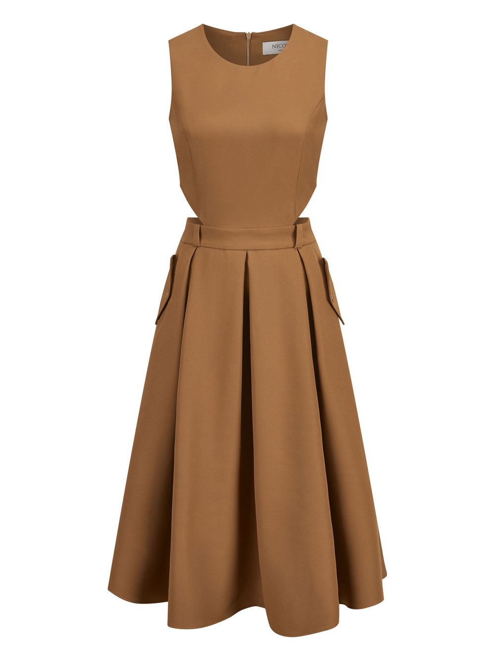 Nicowa Midikleid Damen braun, 42