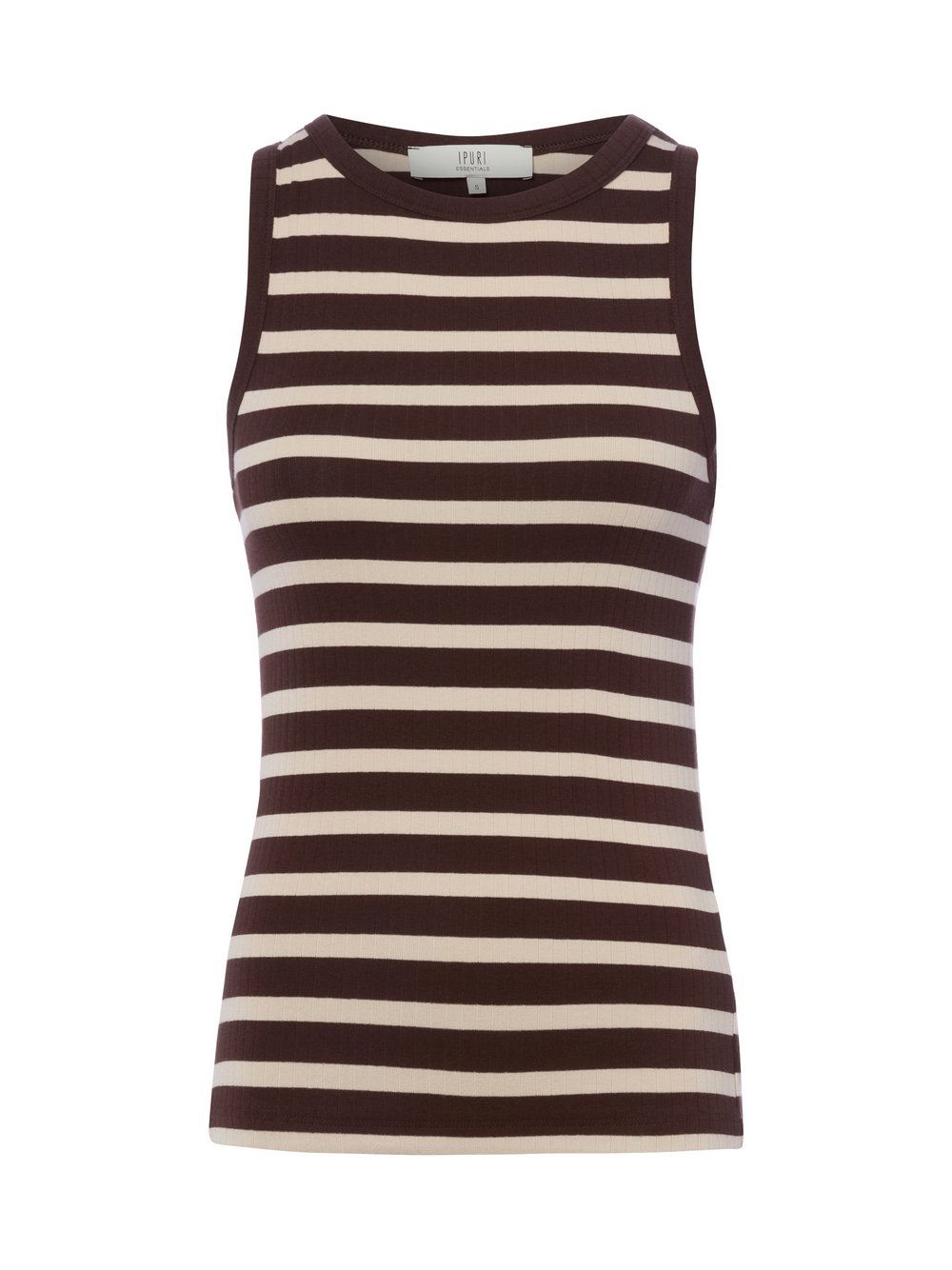 IPURI Tanktop Damen Baumwolle mehrfarbig gestreift, M