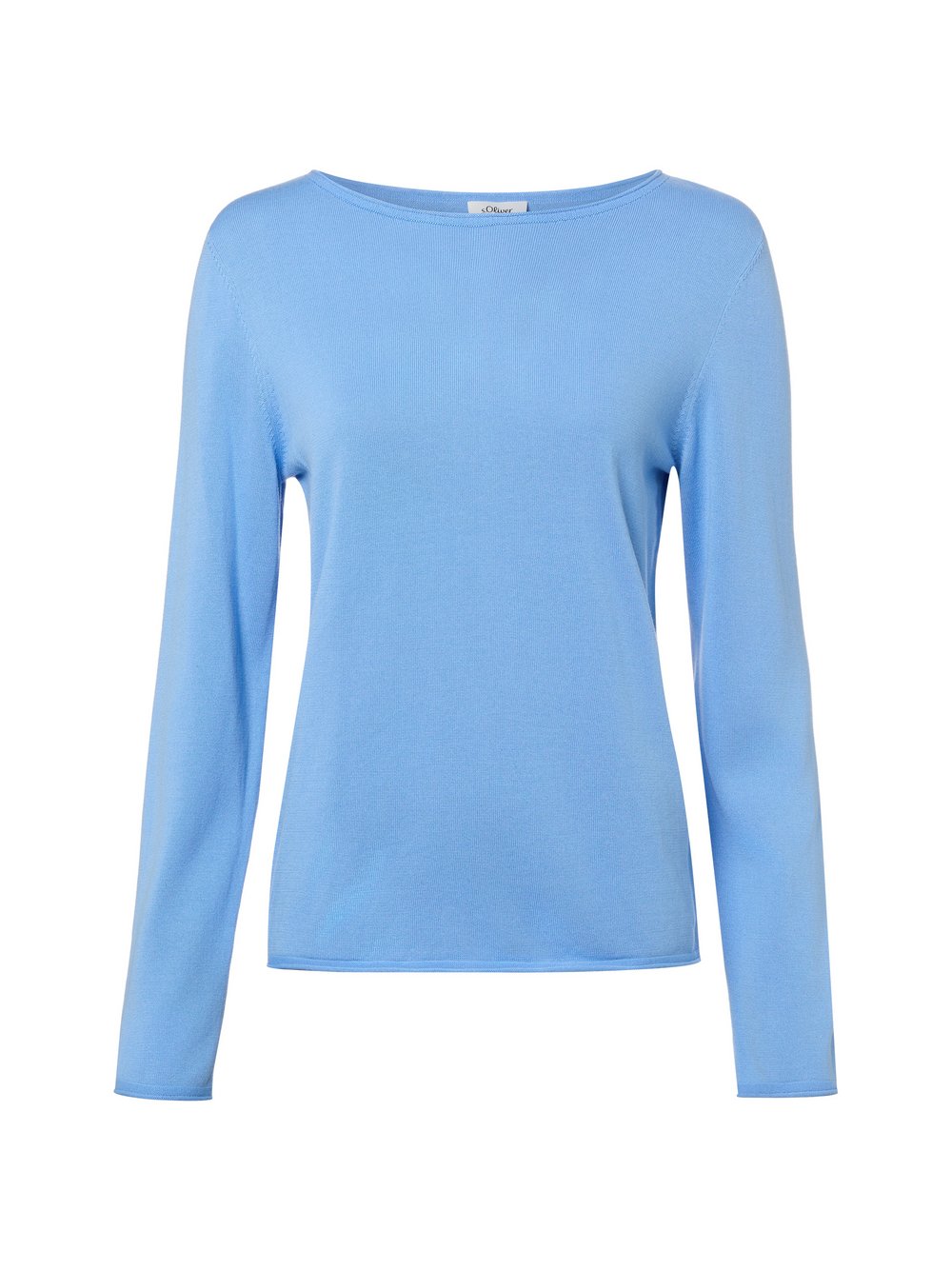 Thumbnail - s.Oliver Strickpullover Damen Feinstrick blau, 46