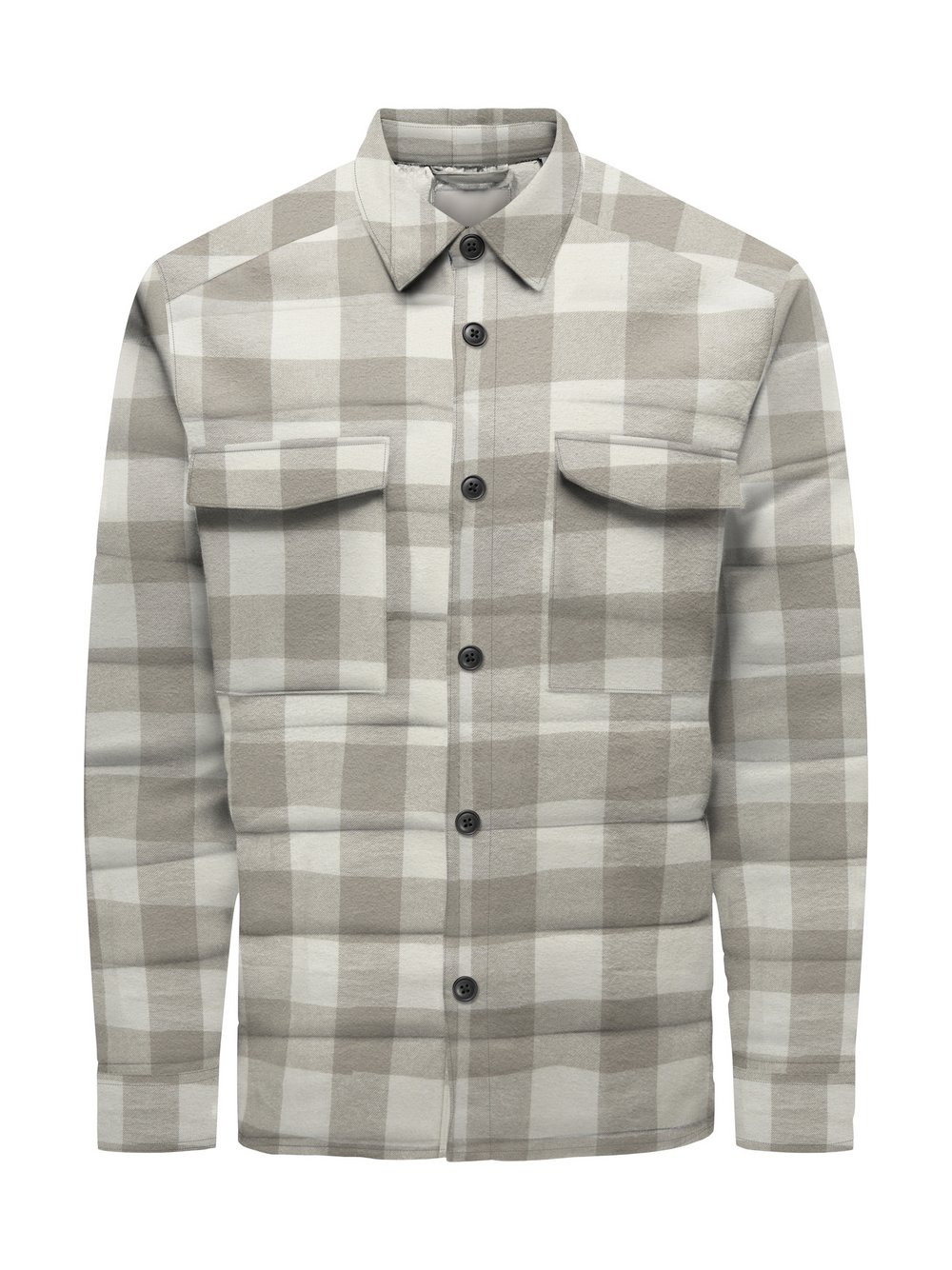 Only&Sons Jacke Herren Baumwolle beige kariert, L