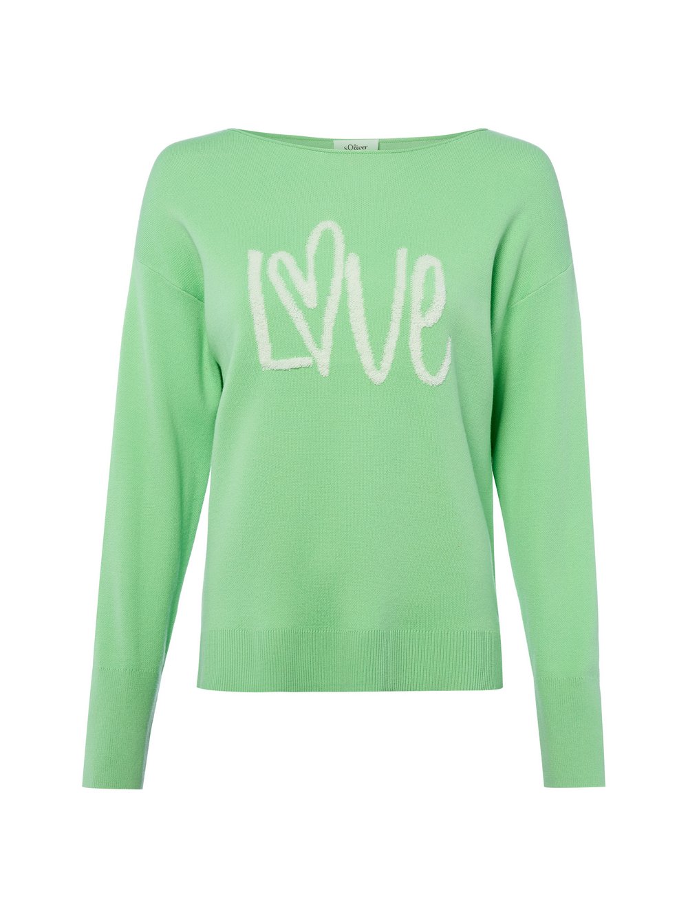 Thumbnail - s.Oliver Strickpullover Damen Baumwolle grün, 36