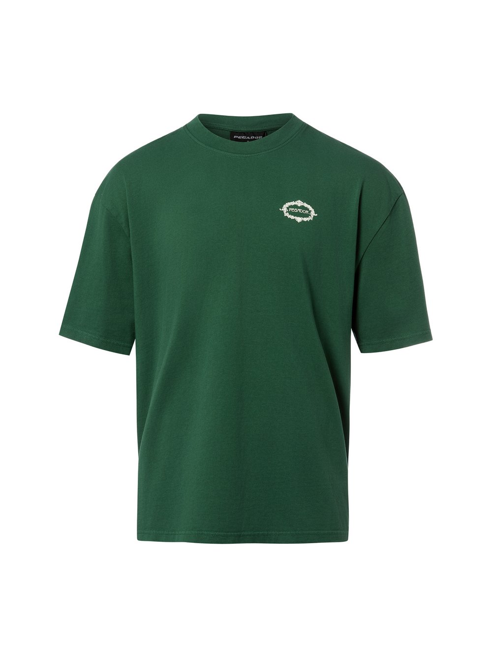 PEGADOR T-Shirt Herren Baumwolle (100%) grün bedruckt, M