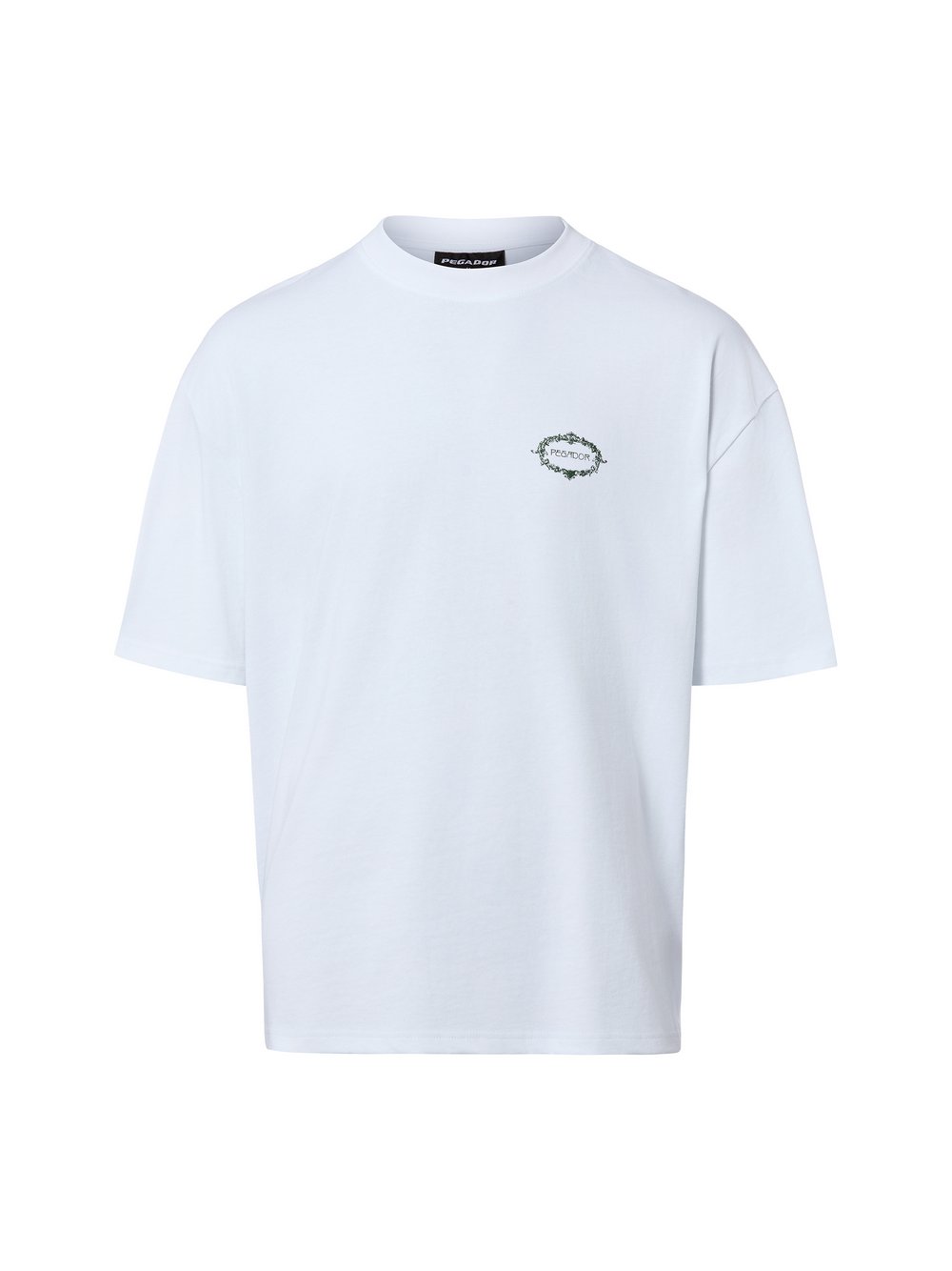 PEGADOR T-Shirt Herren Baumwolle (100%) weiß bedruckt, XL