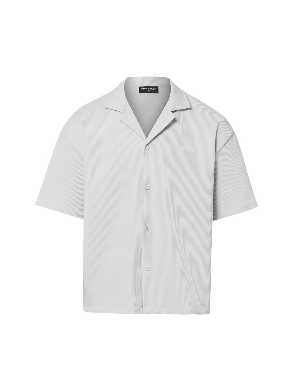 PEGADOR koszula casual - plisa Troy Mężczyźni Comfort Fit szary