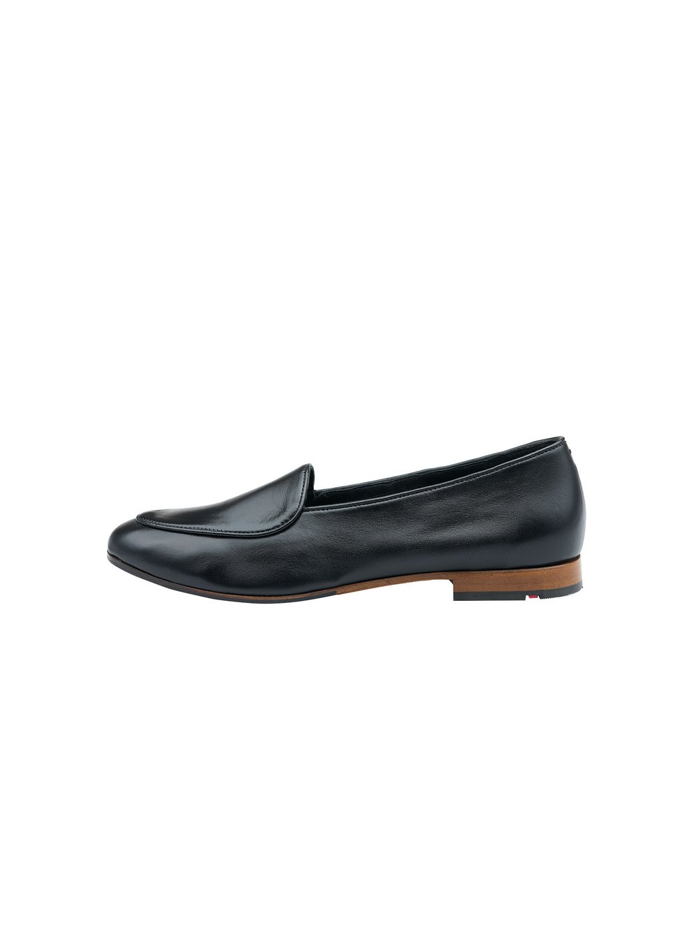 Lloyd Slipper Damen Leder schwarz gemustert, 4