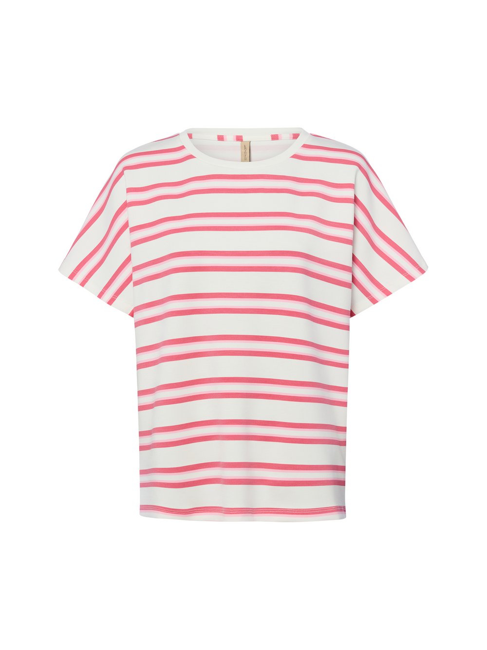 Thumbnail - soyaconcept® T-Shirt  Damen Modal pink gestreift, XS