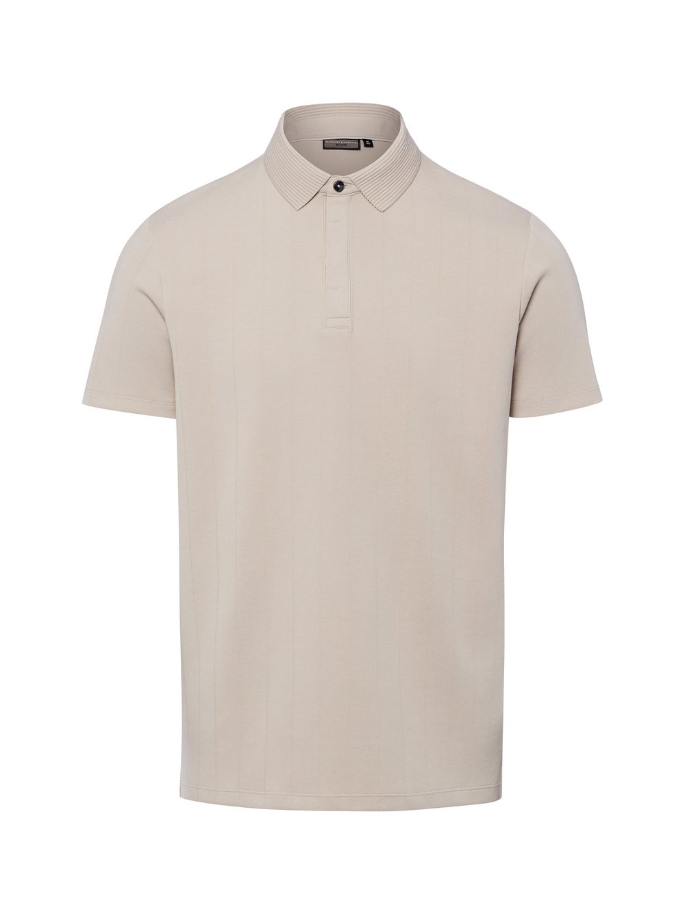 Finshley & Harding Poloshirt Herren Baumwolle beige, S