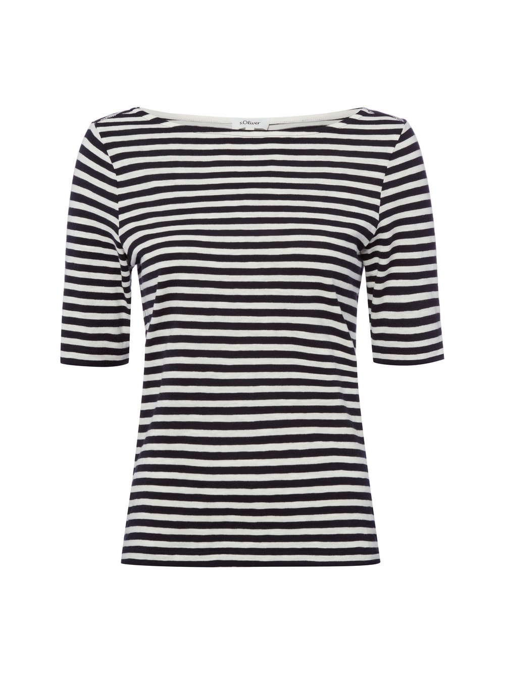 s.Oliver T-Shirt Damen Baumwolle (100%) blau gestreift, 34