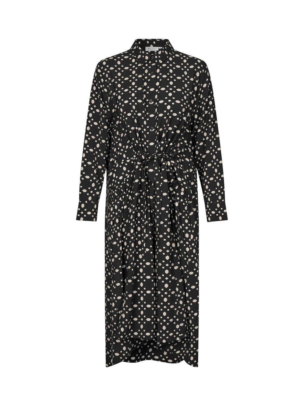 Masai Midikleid Damen Viskose schwarz bedruckt, 44