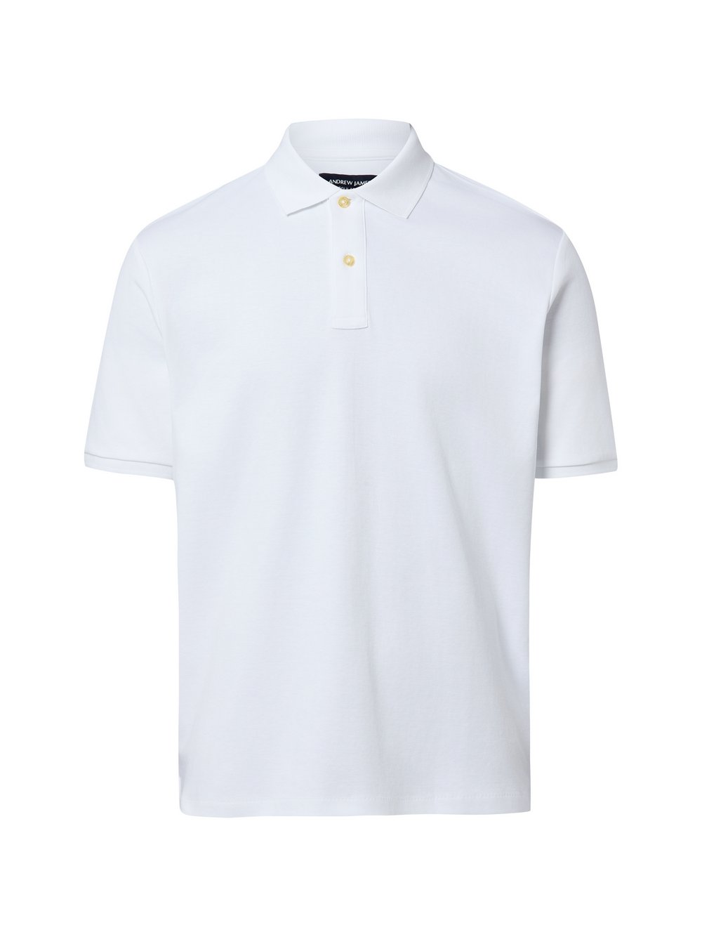 Andrew James Poloshirt Herren Baumwolle weiß, XXXL
