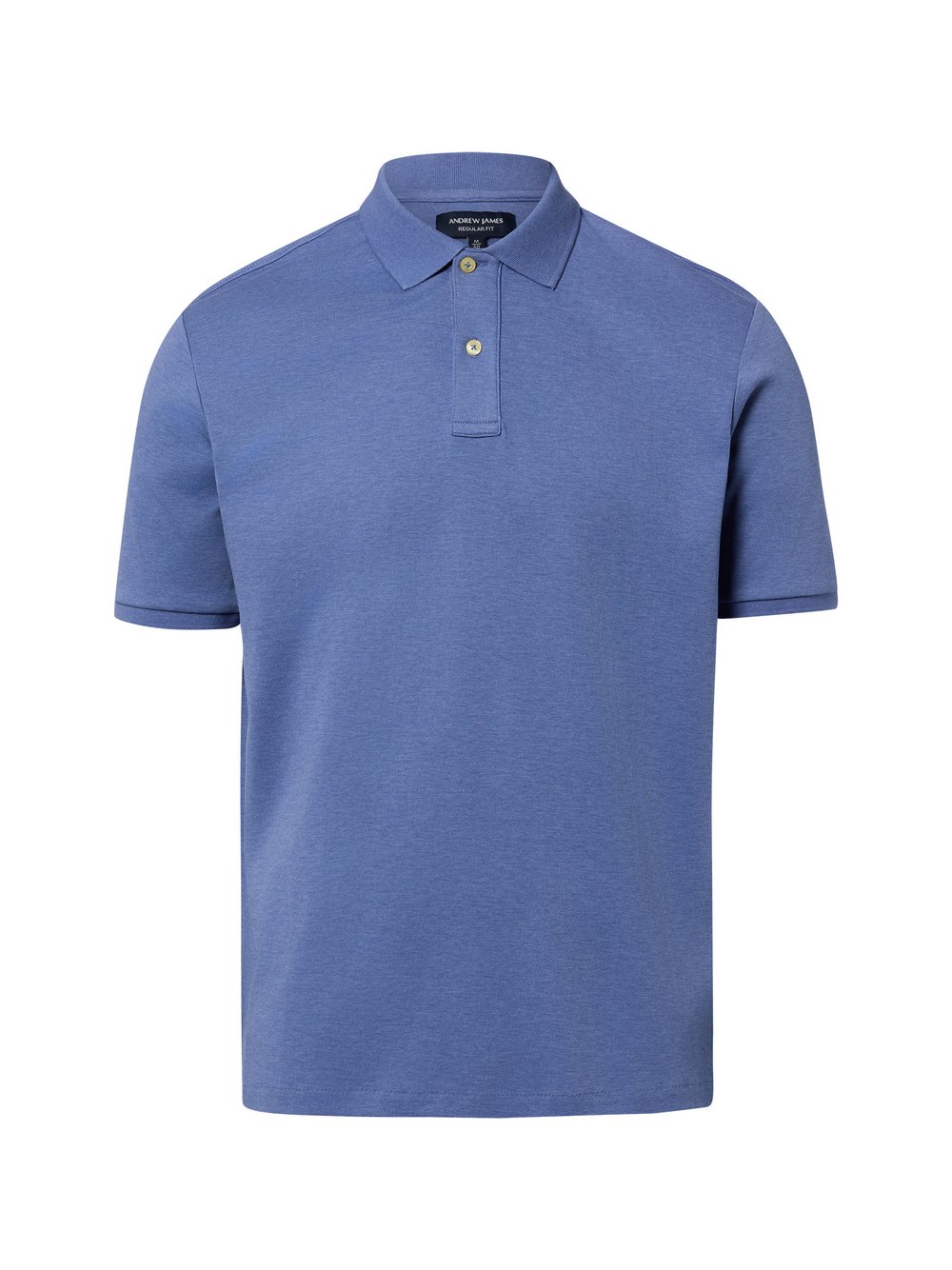 Andrew James Poloshirt Herren Baumwolle blau, XXXL
