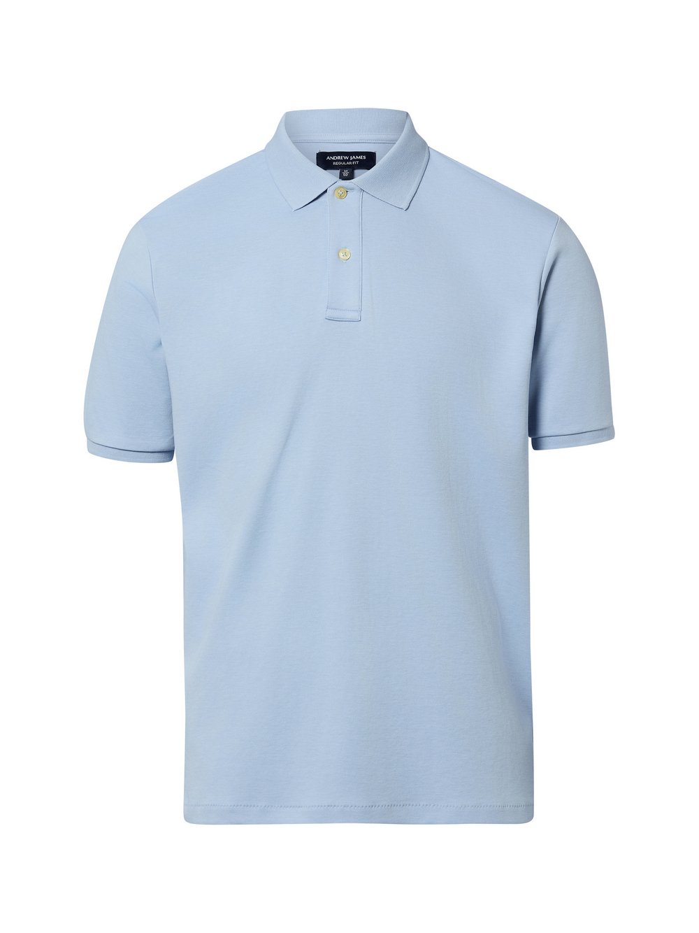 Andrew James Poloshirt Herren Baumwolle blau, L