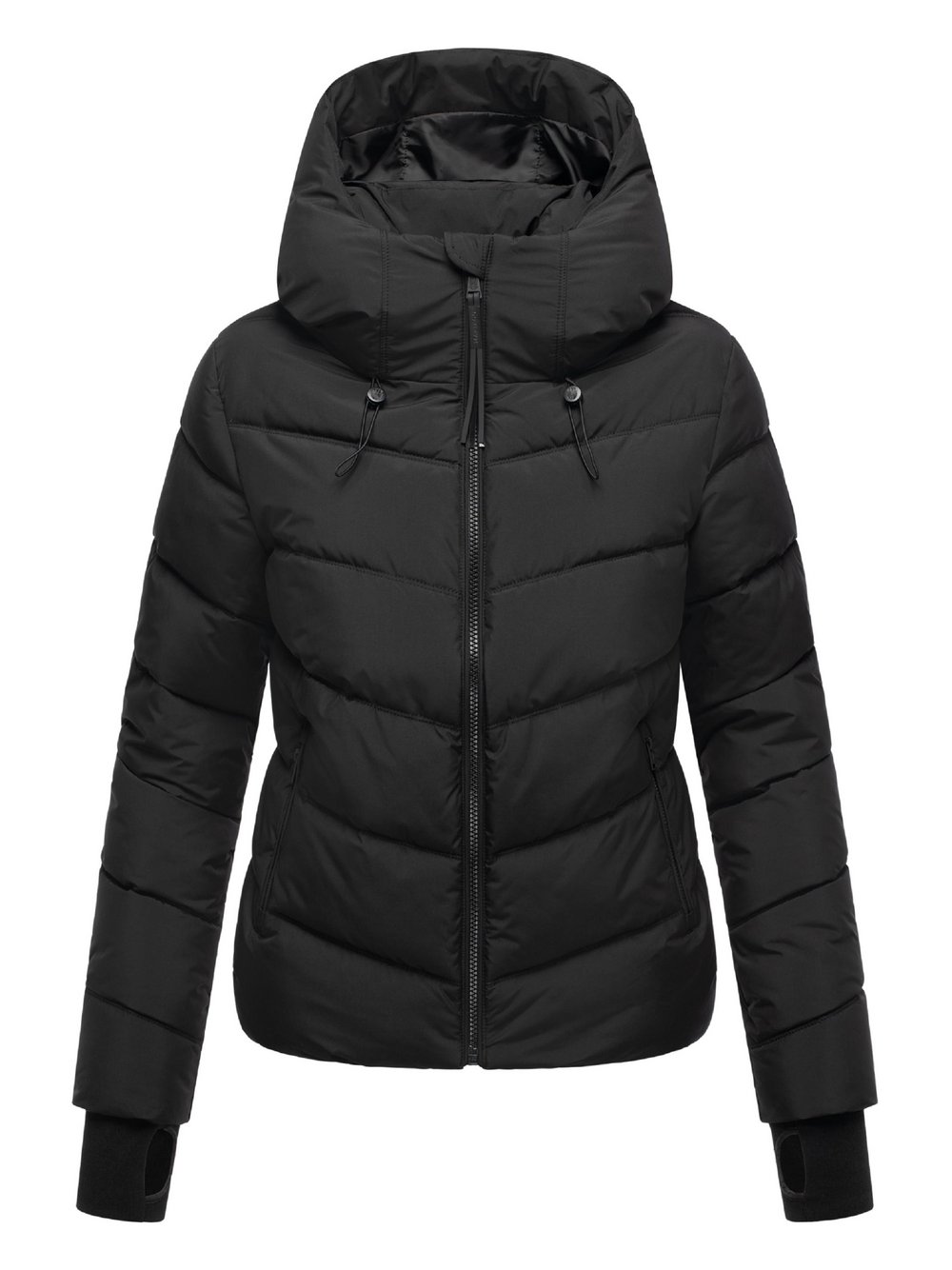 Thumbnail - Marikoo Steppjacke Damen schwarz, L