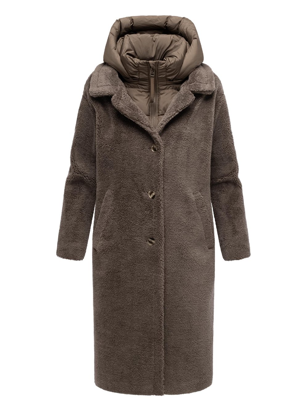 Navahoo Wintermantel Damen braun, XXL