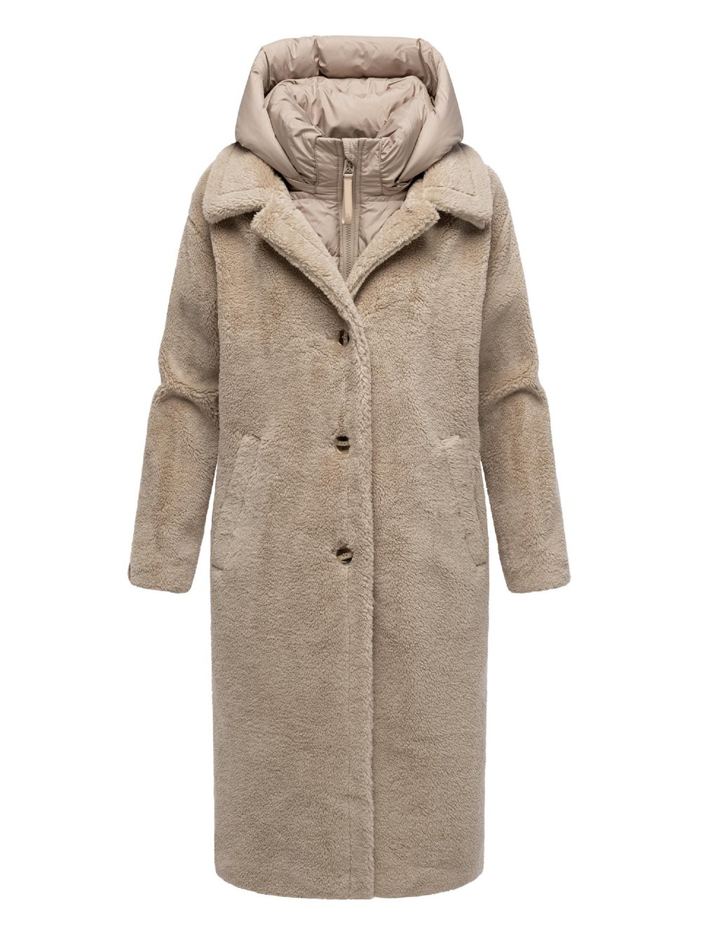 Thumbnail - Navahoo Wintermantel Damen beige, M