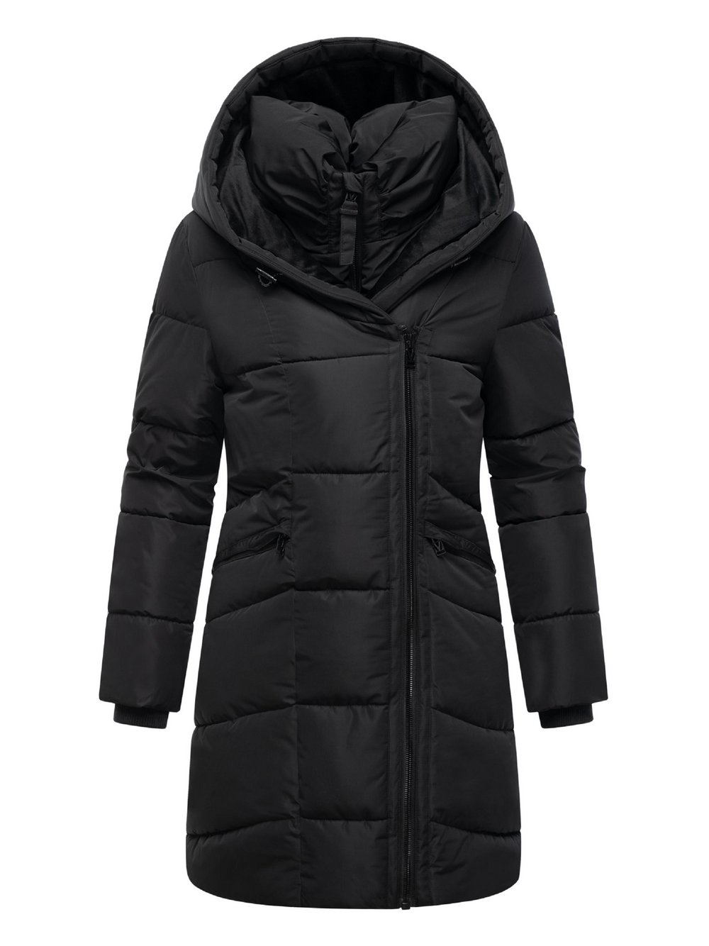 Marikoo Steppmantel Damen schwarz, XXXL