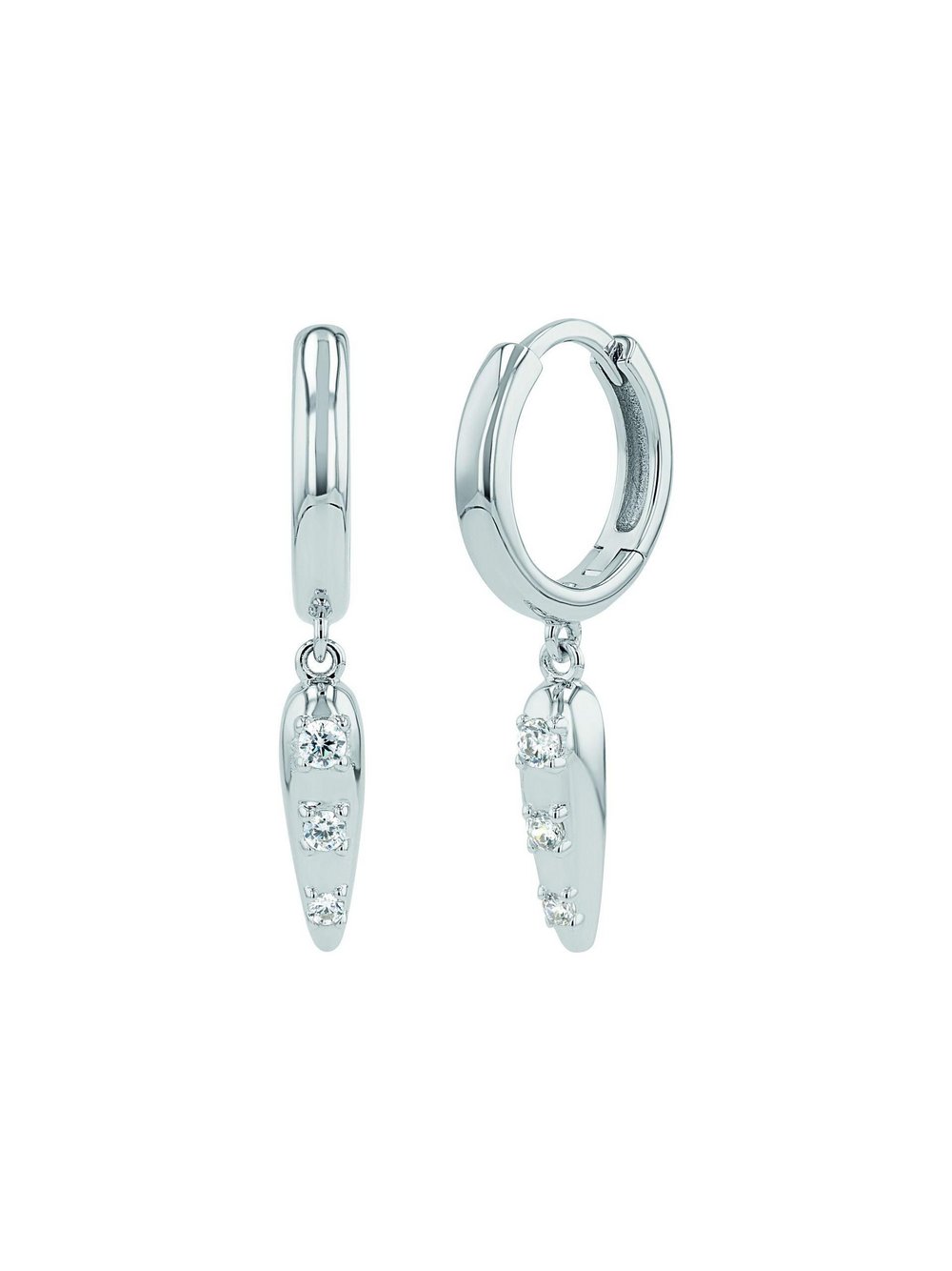 NOELANI Creolen Damen Sterlingsilber gold, ONE SIZE