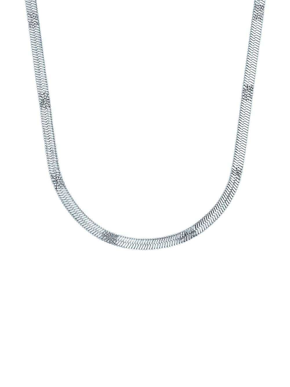 NOELANI Halskette Damen Edelstahl silber, 45