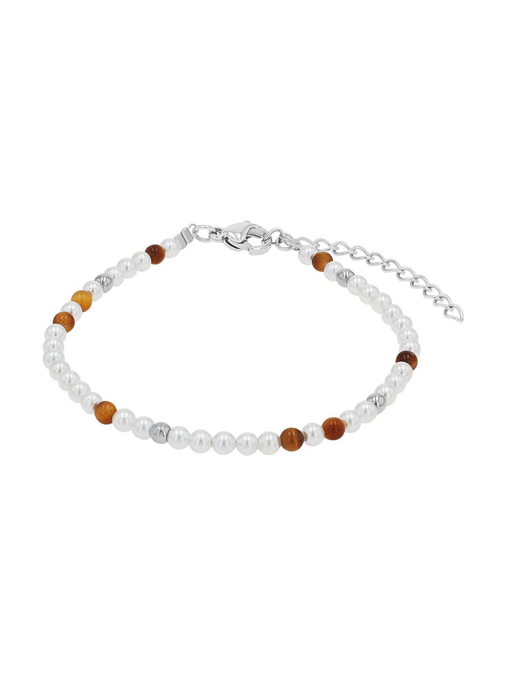 amor Armband Damen Edelstahl silber, 20