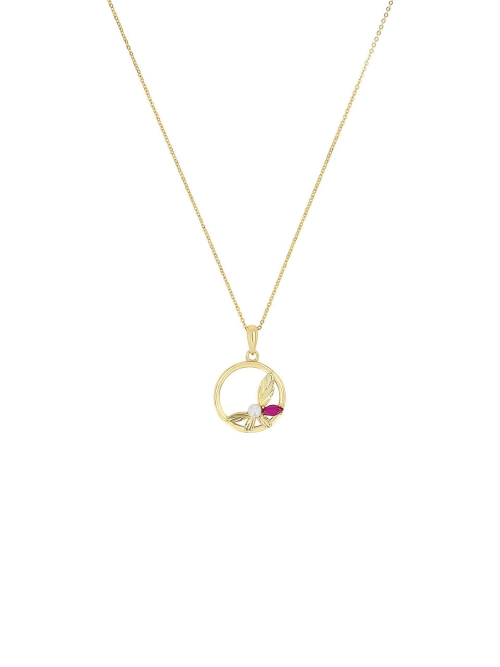 amor Halskette Damen Sterlingsilber gold, 45