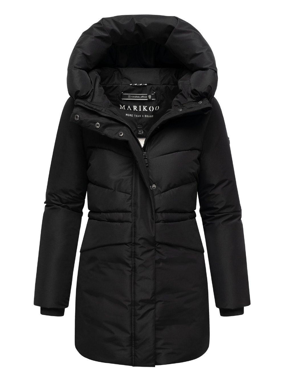 Thumbnail - Marikoo Kurzmantel Damen schwarz, L