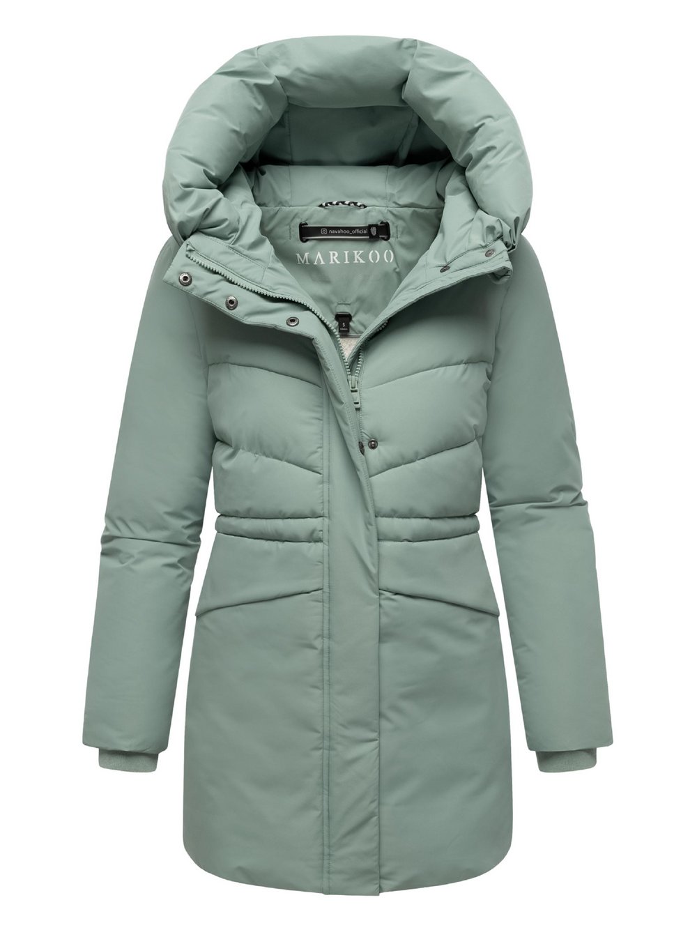 Thumbnail - Marikoo Kurzmantel Damen grün, L