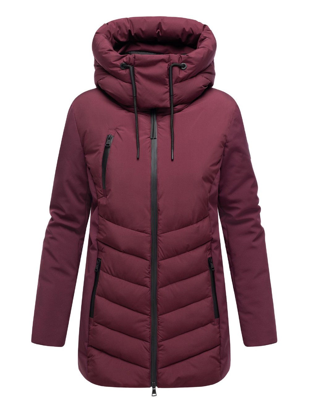Thumbnail - Marikoo Winterjacke Damen rot, L