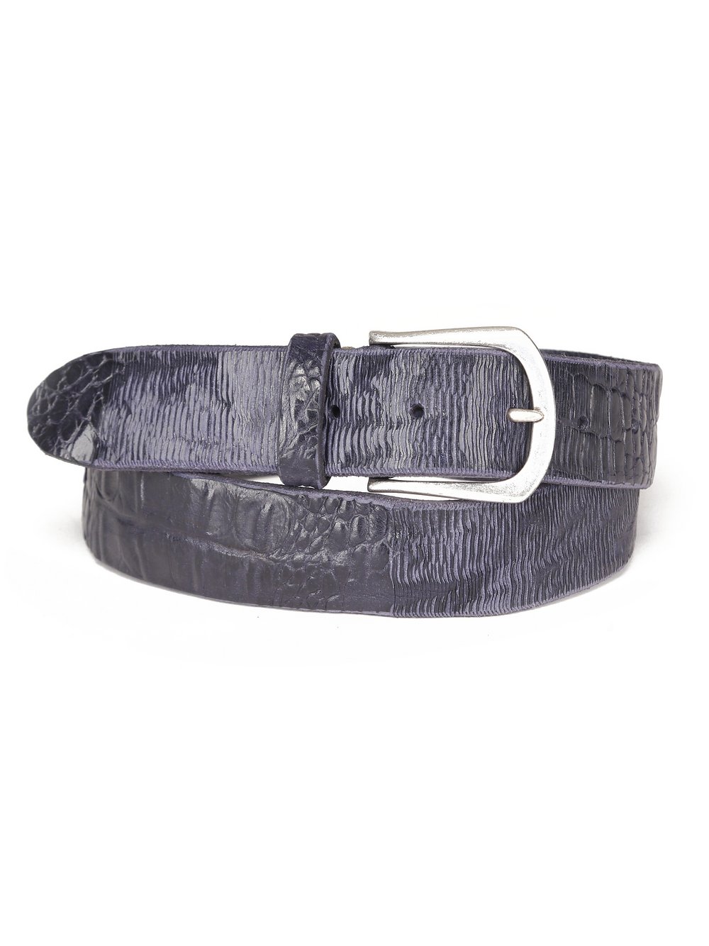JCC Gürtel Mit Muster Damen Leder blau, 80-92