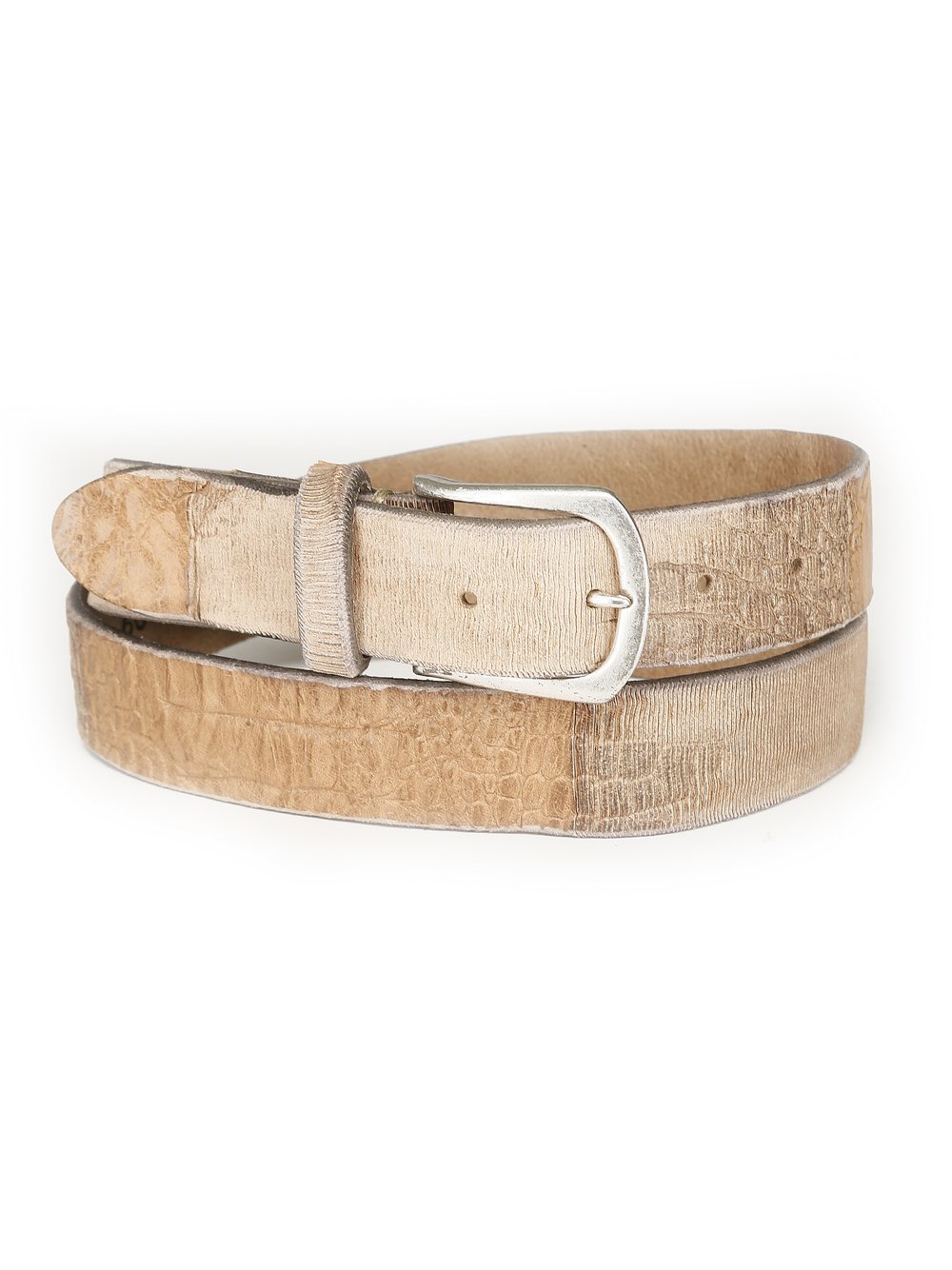 JCC Gürtel Mit Muster Damen Leder beige, 80-92