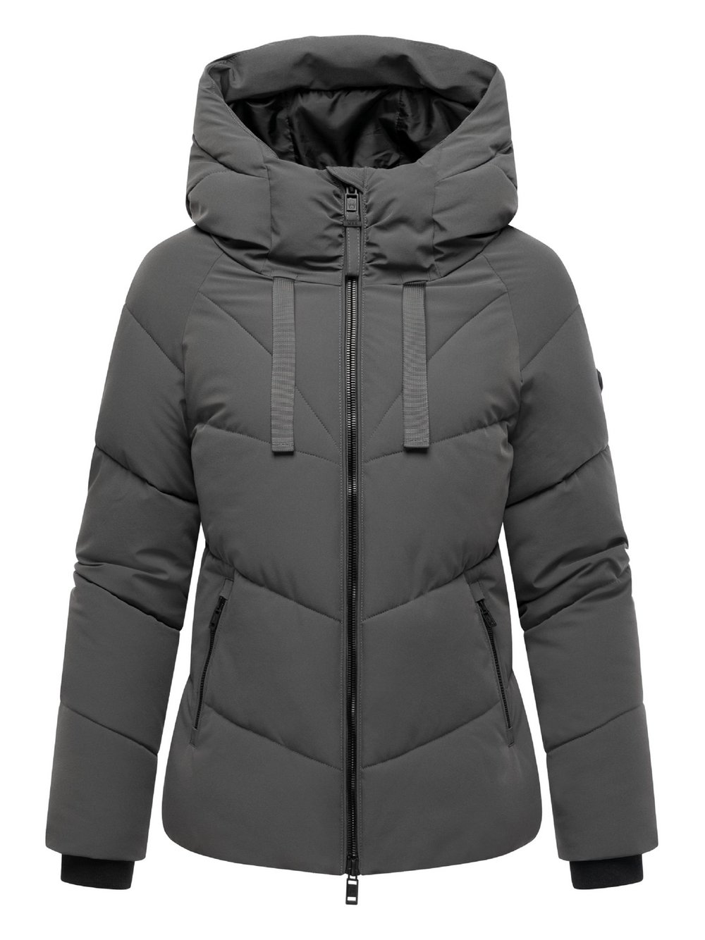 Thumbnail - Marikoo Steppjacke Damen grau, S
