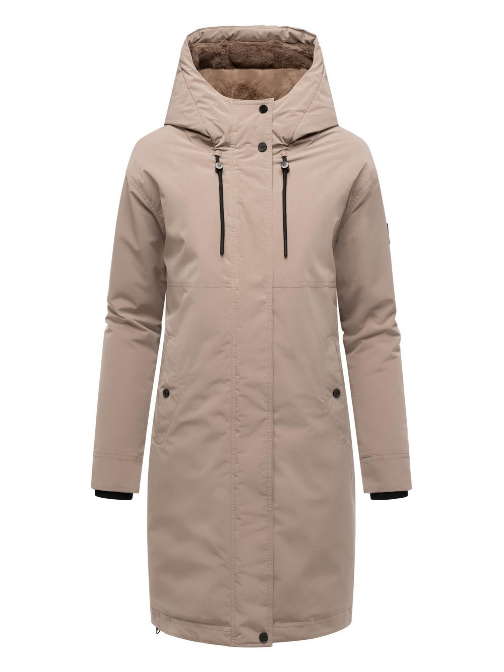 Navahoo Wintermantel Damen beige, 6XL
