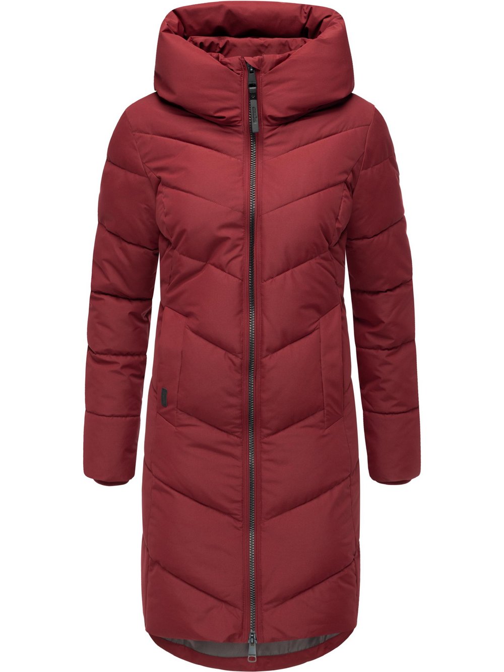 Thumbnail - Ragwear Steppmantel Damen rot, L