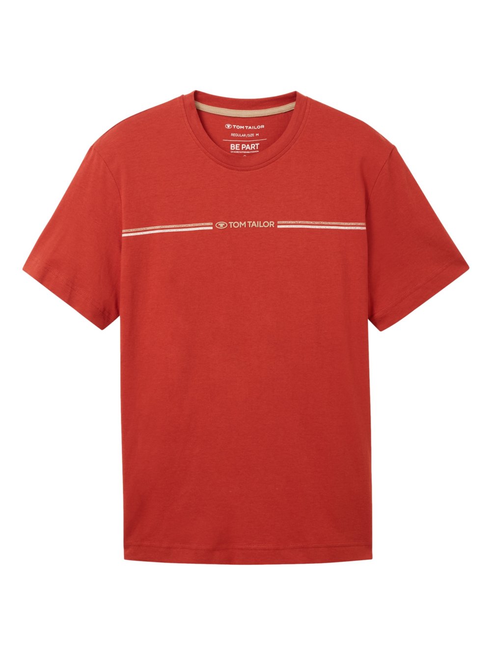 Tom Tailor T-Shirt Herren Baumwolle rot, XL