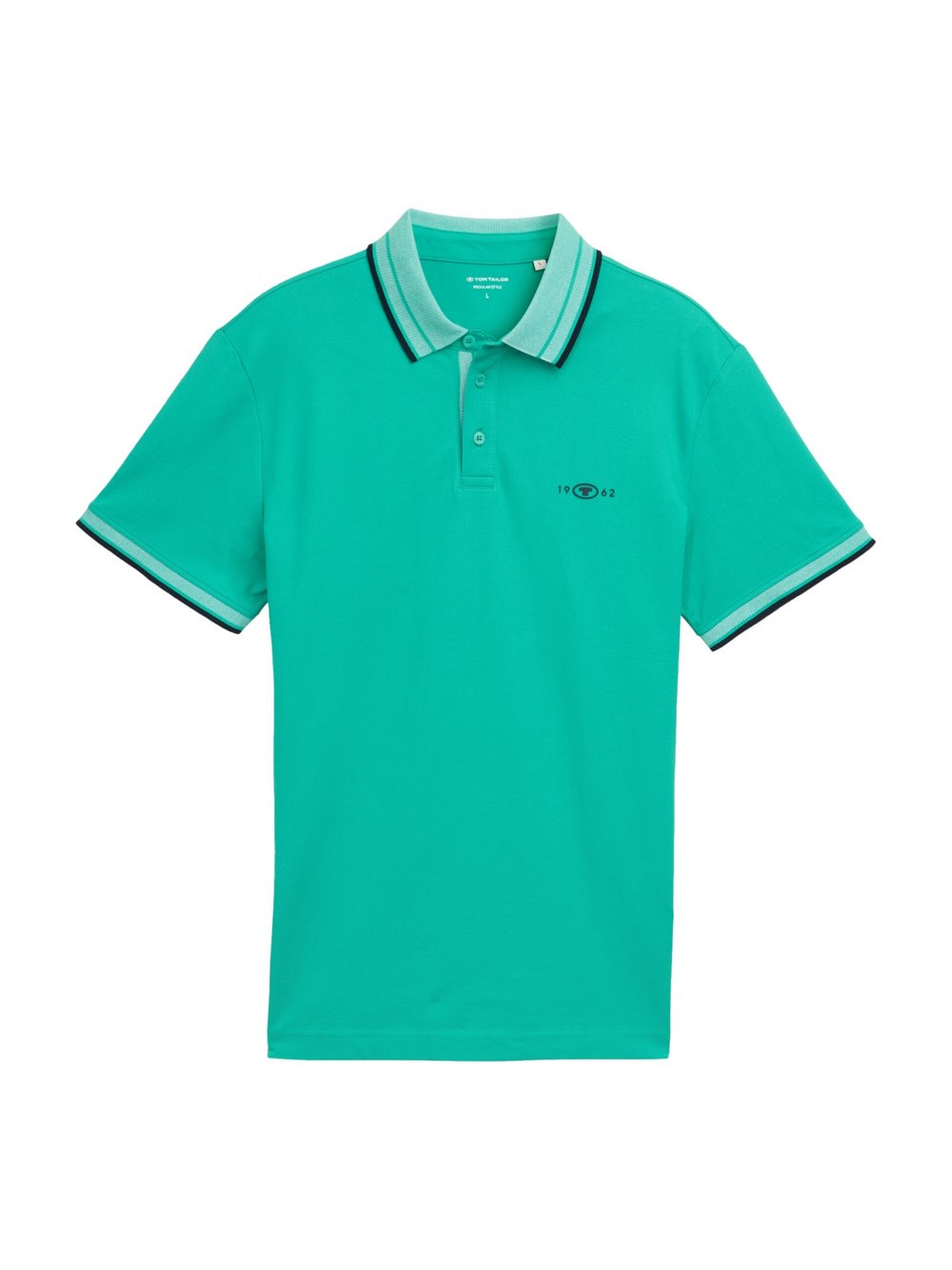 Thumbnail - Tom Tailor Poloshirt Herren Baumwolle grün, M