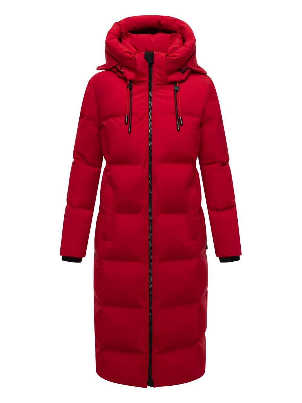Thumbnail - Marikoo Steppmantel Damen rot, L
